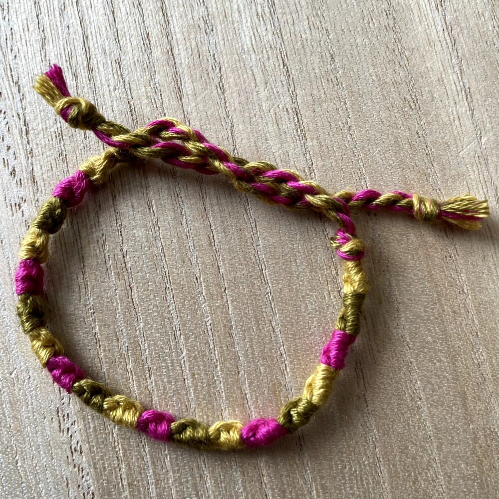 Honora Bracelet anklet trendy comfortable tie embroidery thread woven gift